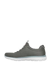Skechers Khaki Green Summits Summer Blush Trainers - Image 2 of 5