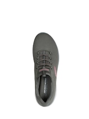Skechers Khaki Green Summits Summer Blush Trainers - Image 4 of 5
