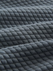 Baker by Ted Baker Charcoal Grey Quilted Hoodie - Image 7 of 7