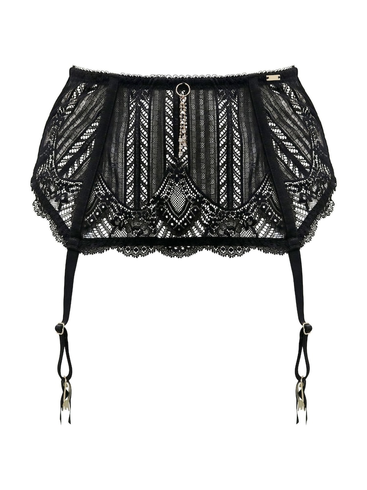 حمالة صدر من دانتيل خطي بتصميم أنثوي جذاب India من Pour Moi - Image 4 of 4