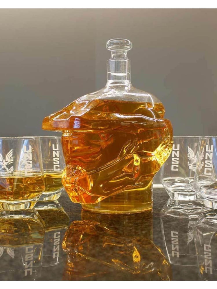 MenKind Halo Master Chief Decanter And Glasses Set - Image 1 of 4