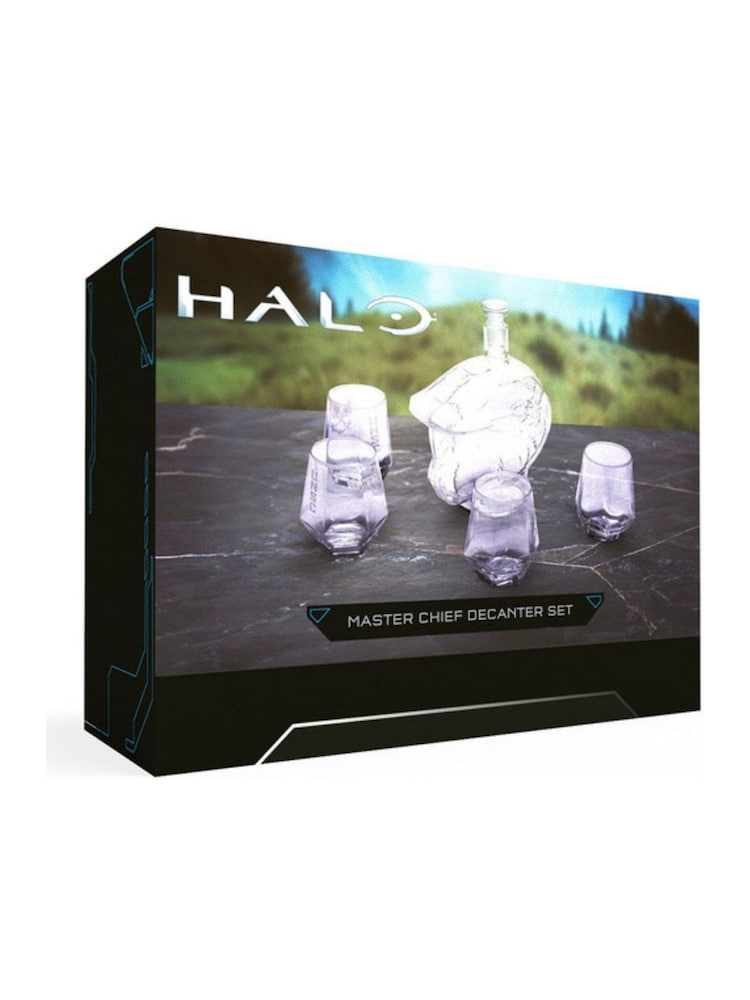 MenKind Halo Master Chief Decanter And Glasses Set - Image 4 of 4