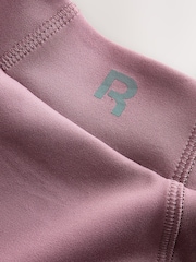 Reebok Dusty Pink Perfomance Long Sleeve Quarter Zip Top - Image 12 of 12