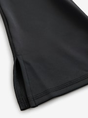 Reebok Logo Tape High Waisted Kick Flare Ribbed Legging - Image 4 of 4