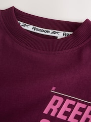 Reebok Burgundy/Mocha Cotton Drop Shoulder Graphic Print T-Shirts 2 Pack - Image 6 of 17