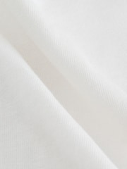 Reebok Drop Shoulder Graphic Print White T-Shirts - Image 5 of 5