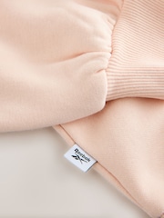 Reebok Oversized Pink Long Sleeve Logo Hoodie - Image 9 of 11