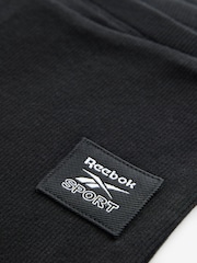 Reebok Waisted Kick Flare Ribbed Black Leggings - Image 3 of 4