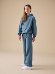 Reebok Cotton Mixed Rib Hoodie and Joggers Set - Image 3 of 15
