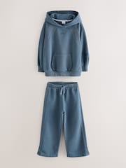 Reebok Cotton Mixed Rib Hoodie and Joggers Set - Image 9 of 15