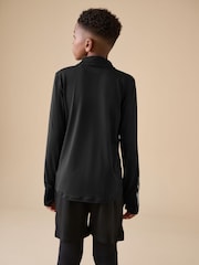 Reebok Long Sports Sleeve Quarter Zip Top - Image 3 of 5