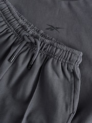 Reebok Charcoal Grey Logo Sweatshirt and Cargo Cuffed Joggers Set 2 Piece - Image 12 of 17