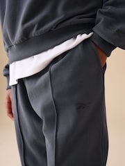 Reebok Charcoal Grey Logo Sweatshirt and Cargo Cuffed Joggers Set 2 Piece - Image 7 of 17