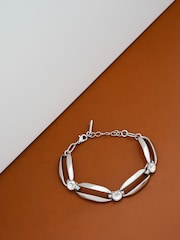 Karen Millen Crystal Ellipse Bracelet - Image 1 of 3