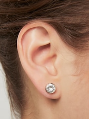 Dorado - Karen Millen Crystal Dot Stud Earrings - Imagen 1 de 5
