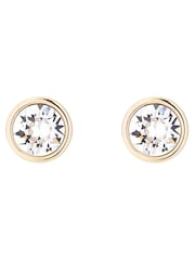 Dorado - Karen Millen Crystal Dot Stud Earrings - Imagen 3 de 5