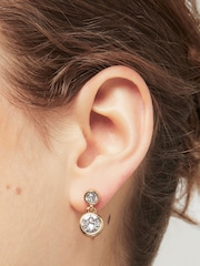 Karen Millen Crystal Dot Drop Earrings - Image 5 of 5