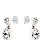 Karen Millen Crystal Dot Drop Earrings - Image 5 of 5