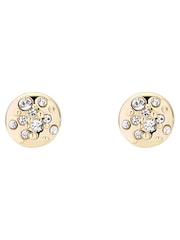 Karen Millen Crystal Sprinkle Stud Earrings - Image 4 of 5
