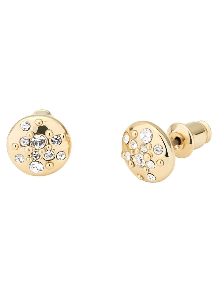 Karen Millen Crystal Sprinkle Stud Earrings - Image 5 of 5