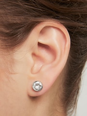 Karen Millen Crystal Dot Stud Earrings - Image 1 of 4