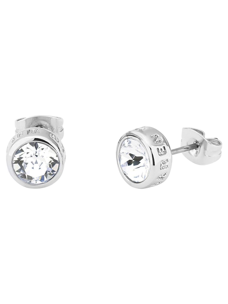 Karen Millen Crystal Dot Stud Earrings - Image 4 of 4