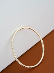Karen Millen Tone Crystal Sprinkle Bangle - Image 1 of 4