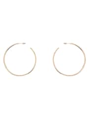 Karen Millen Large Crystal Sprinkle  Hoop Earrings - Image 4 of 4