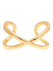 Karen Millen Statement Criss-Cross Cuff Bracelet - Image 2 of 4