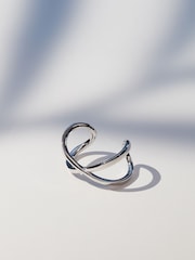 Karen Millen Statement Criss-Cross Cuff Bracelet - Image 1 of 6