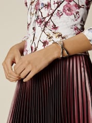 Karen Millen Statement Criss-Cross Cuff Bracelet - Image 6 of 6
