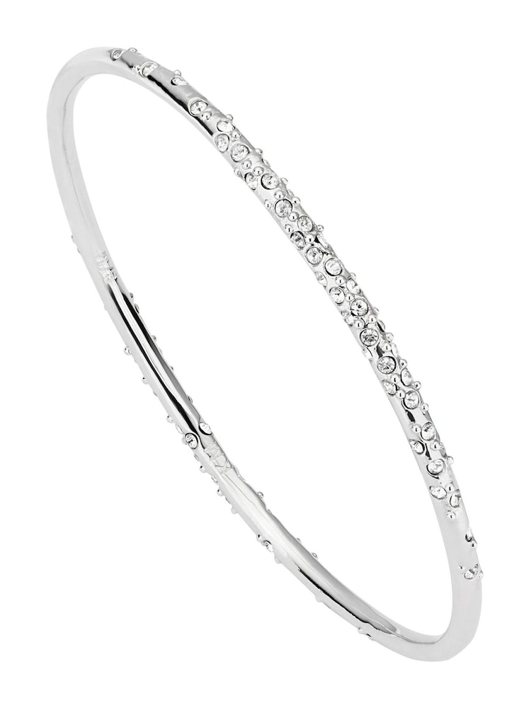 Karen Millen Tone Crystal Sprinkle Bangle - Image 1 of 4 Karen Millen Tone Crystal Sprinkle Bangle - Image 1 of 4