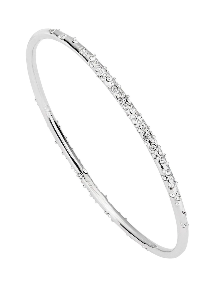 Karen Millen Tone Crystal Sprinkle Bangle - Image 2 of 4