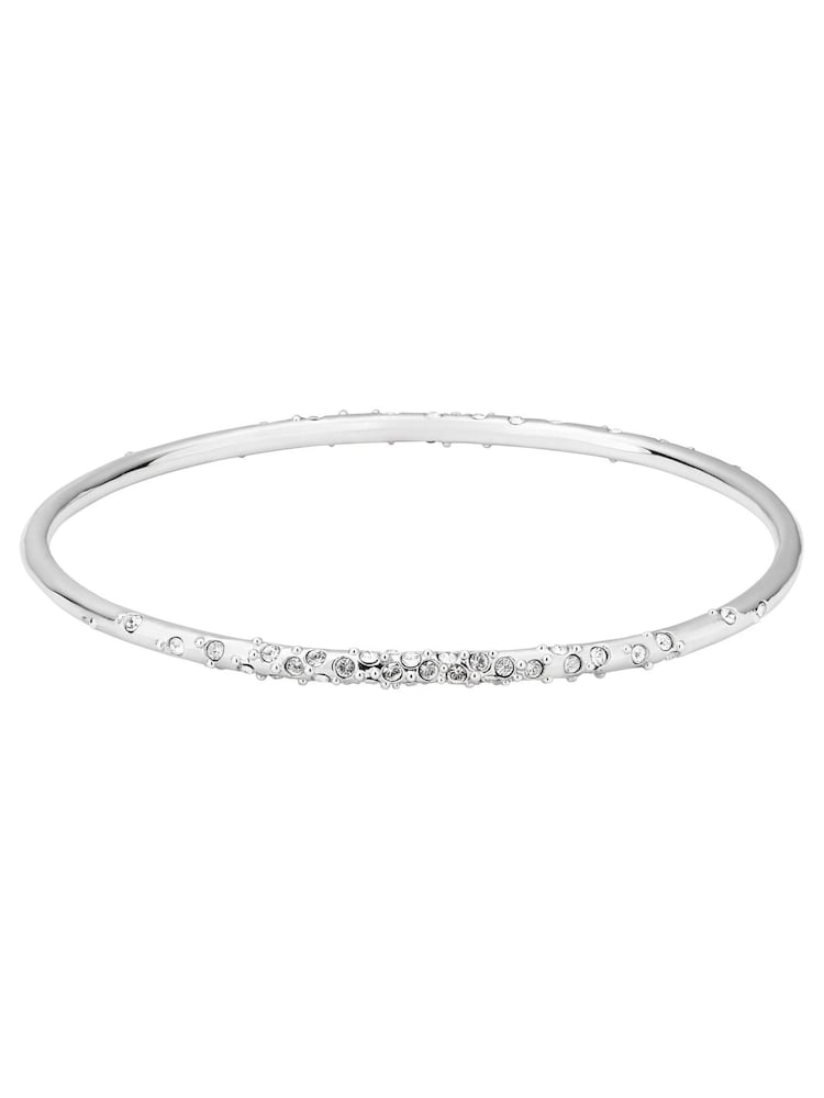 Karen Millen Tone Crystal Sprinkle Bangle - Image 2 of 4 Karen Millen Tone Crystal Sprinkle Bangle - Image 2 of 4