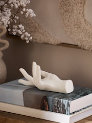Natural Ceramic Hand Trinket Dish Ring Holder - Image 2 of 6