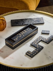 Black/Gold Bold Chic Domino Set - Image 1 of 5