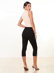 Schwarz - Lipsy Glam Capri Jeans - Image 4 of 4