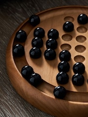 Brown Wooden Solitaire Set - Image 3 of 6