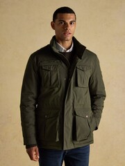 Beckett Green Waterproof Field Coat With Packable Hood - Image 1 of 13