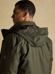 Beckett Green Waterproof Field Coat With Packable Hood - Image 12 of 13
