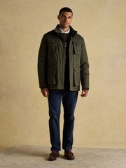 Beckett Green Waterproof Field Coat With Packable Hood - Image 3 of 13