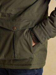 Beckett Green Waterproof Field Coat With Packable Hood - Image 6 of 13
