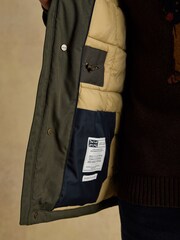 Beckett Green Waterproof Field Coat With Packable Hood - Image 9 of 13