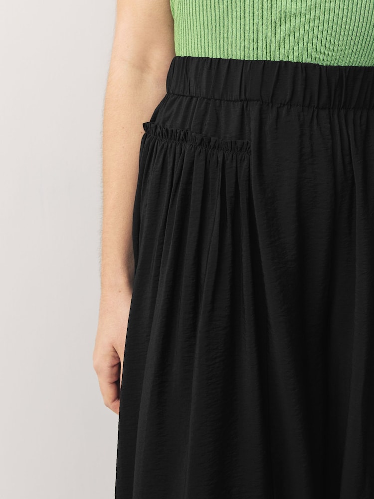 Black Palazzo Trousers - Image 3 of 6