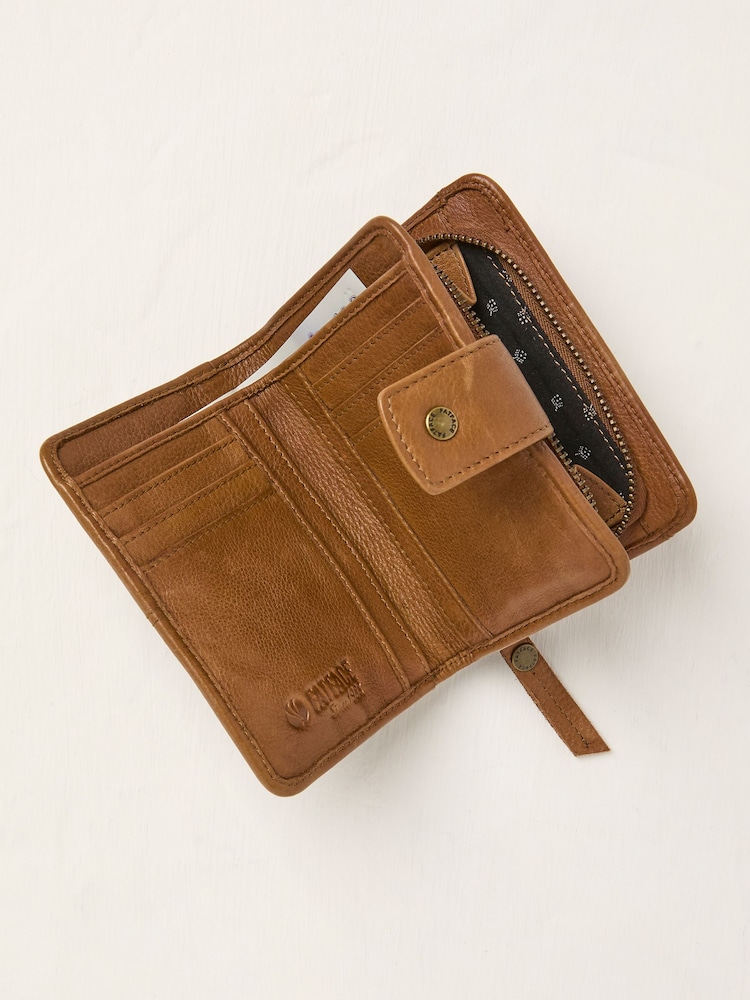 FatFace Etta Tan Brown Zip Purse - Image 2 of 2