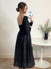 فستان Rhoda ماكسي من الجيرسيه 2-في-1 بتصميم مورد من Style Cheat - صورة 2 من 4