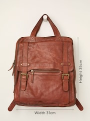 Rucsac din piele FatFace - Imaginea 3 din 3