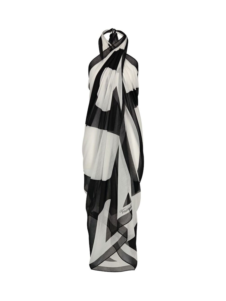 לבן - Triumph Beach MyWear Pareo White Cover-Up - Image 5 of 5