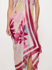 Pink - Triumph Beach MyWear Pareo White Cover-Up - Bild 4 von 5