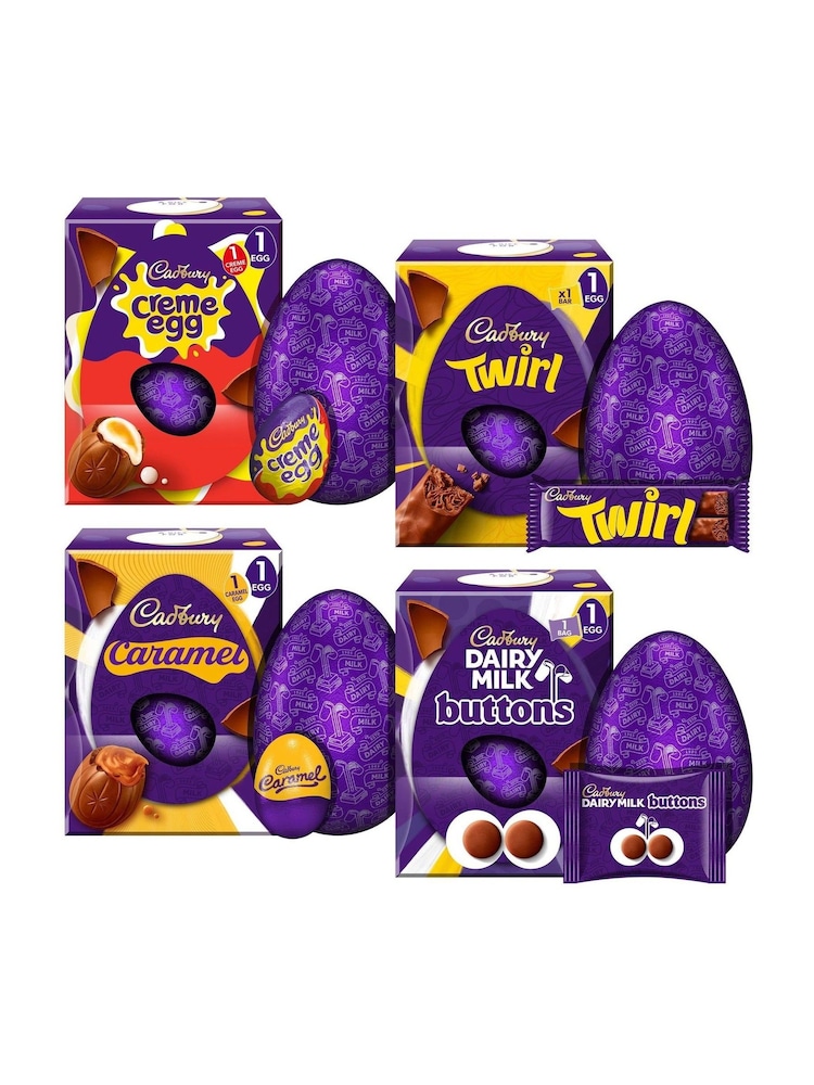 Cadbury 4 Pack Mixed Easter Egg Selection - Image 1 of 1